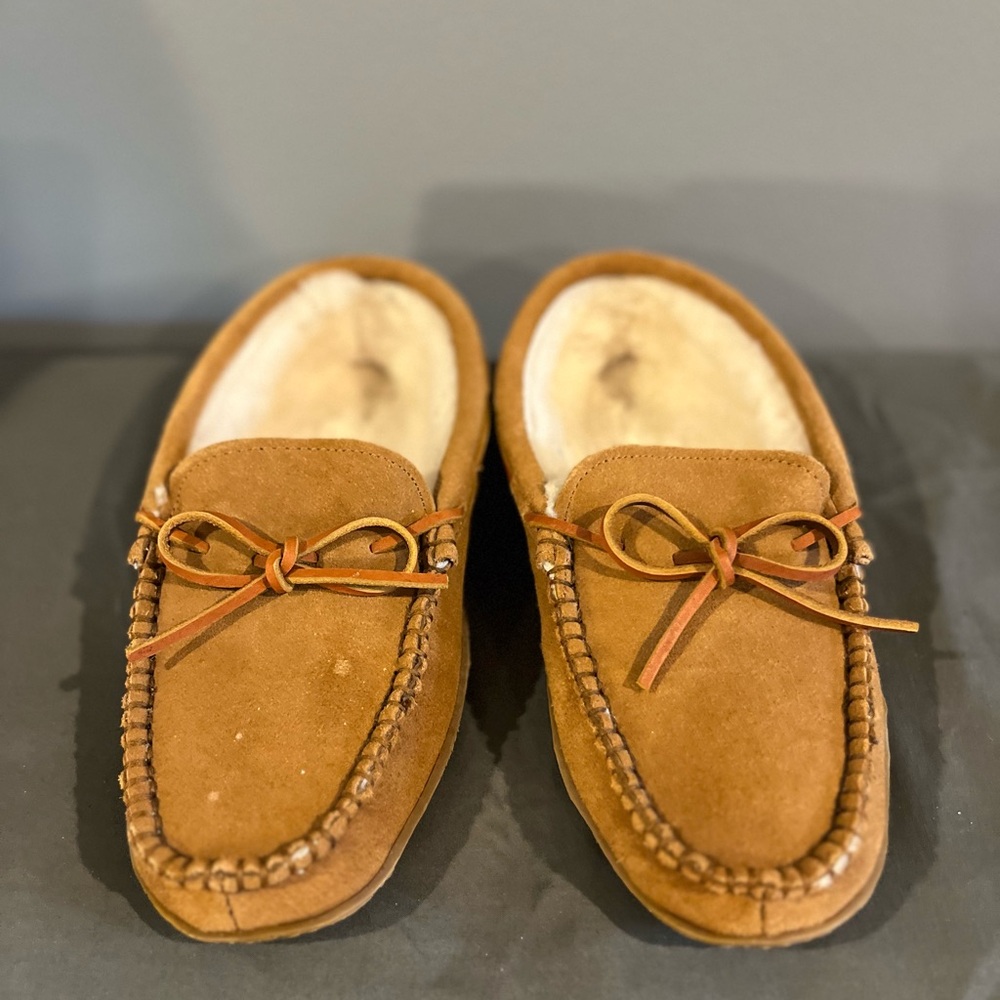 Vineyard Vines Brown Loafers with Bow Detail